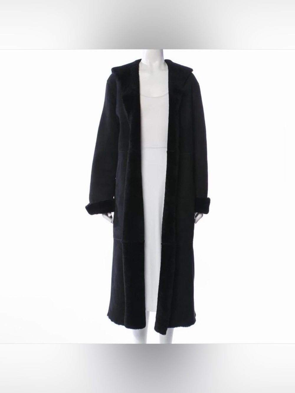 Vintage Shearling Coat by Donna Karen DKNY